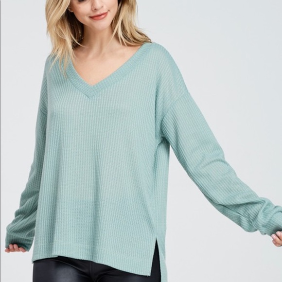 Sage Longsleeve Top - Picture 1 of 3